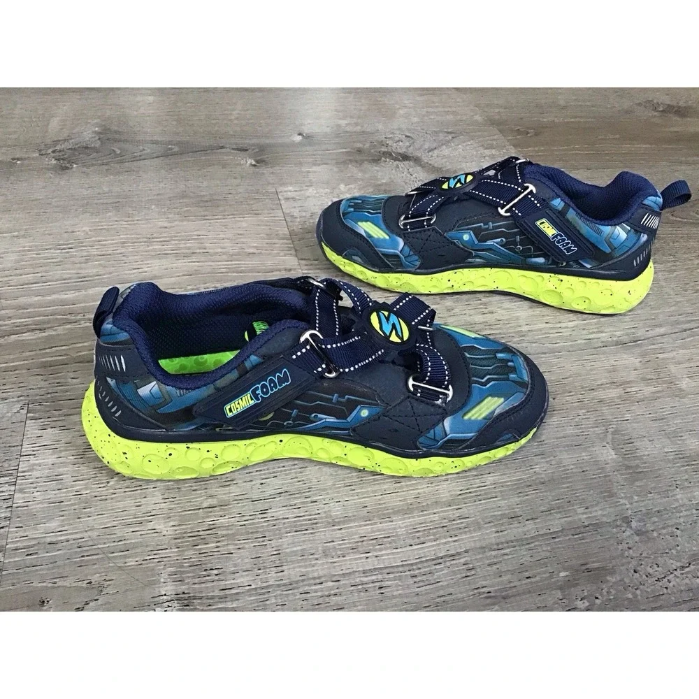 Skechers Cosmic Foam-PORTAL X 97502L Blue Shoes Youth Boys Size 2
